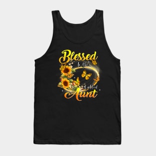 Blessed To Be Called Aunt Sunflower Lovers Aunt Tank Top